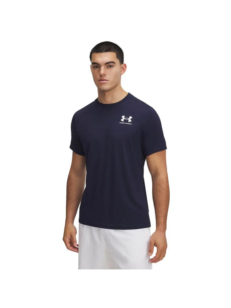 T-shirt Under Armour HEATGEAR FITTED SS Uomo - Blu