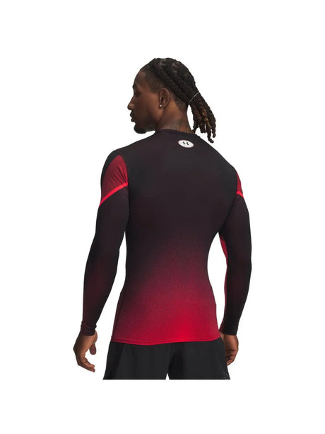 T-shirt Under Armour HEATGEAR SUB CREW LS Uomo - Rosso