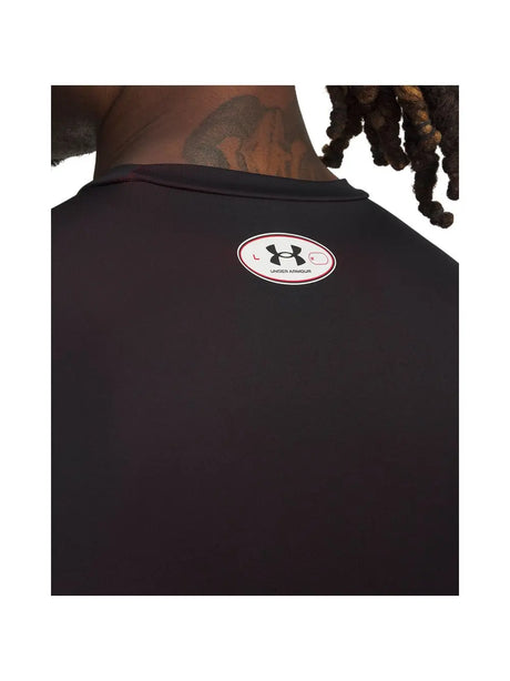 T-shirt Under Armour HEATGEAR SUB CREW LS Uomo - Rosso