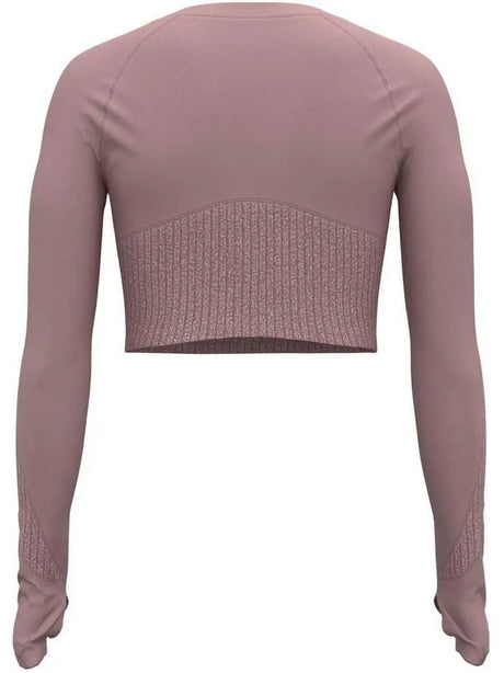 T-shirt Under Armour HG RIB 1/4 ZIP Donna - Rosa