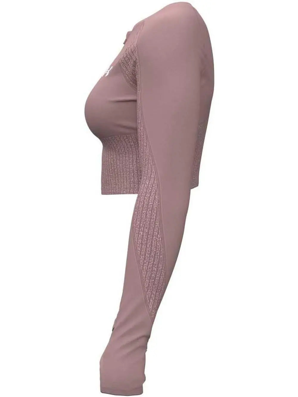 T-shirt Under Armour HG RIB 1/4 ZIP Donna - Rosa