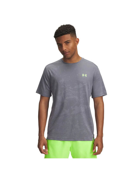 T-shirt Under Armour TECH VENT JACQUARD SS Uomo - Grigio