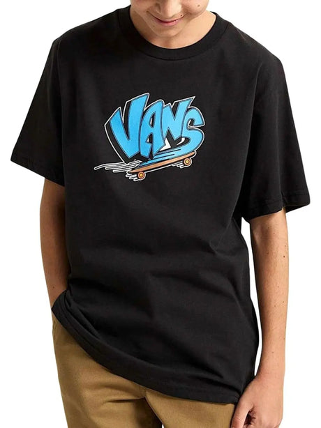 T-shirt Vans Bambino - Nero