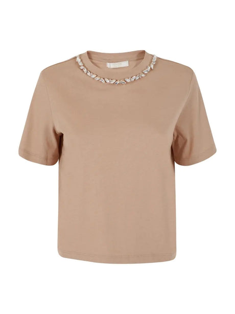 T-shirt Yes Zee Donna - Beige