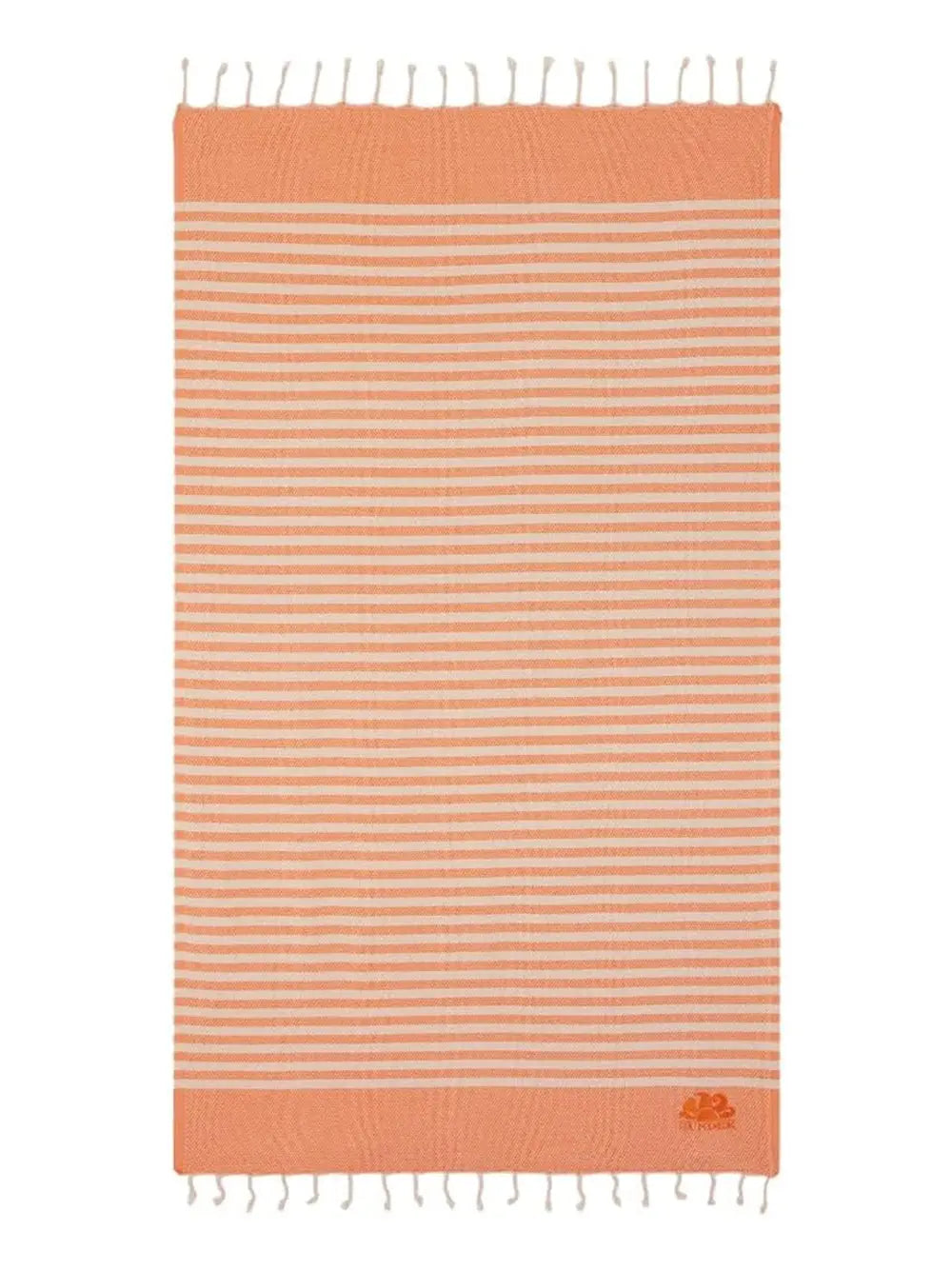 Telo Mare Sundek Unisex Parana Jacquard Honeycomb Fouta Arancione Sundek  Angolo dello Sport