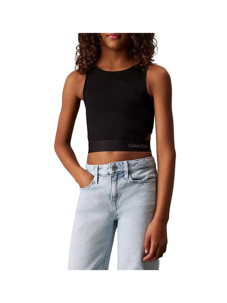 Top Calvin Klein Jeans Bambina - Ck Black