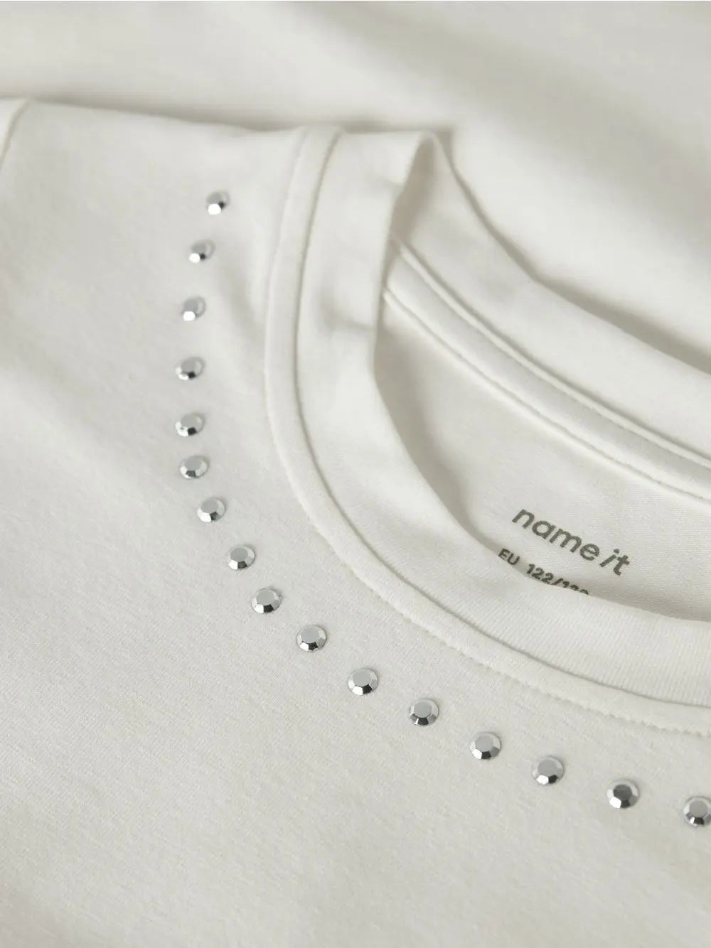 Top Name It TOLIA SS SLIM Bambina - Bianco