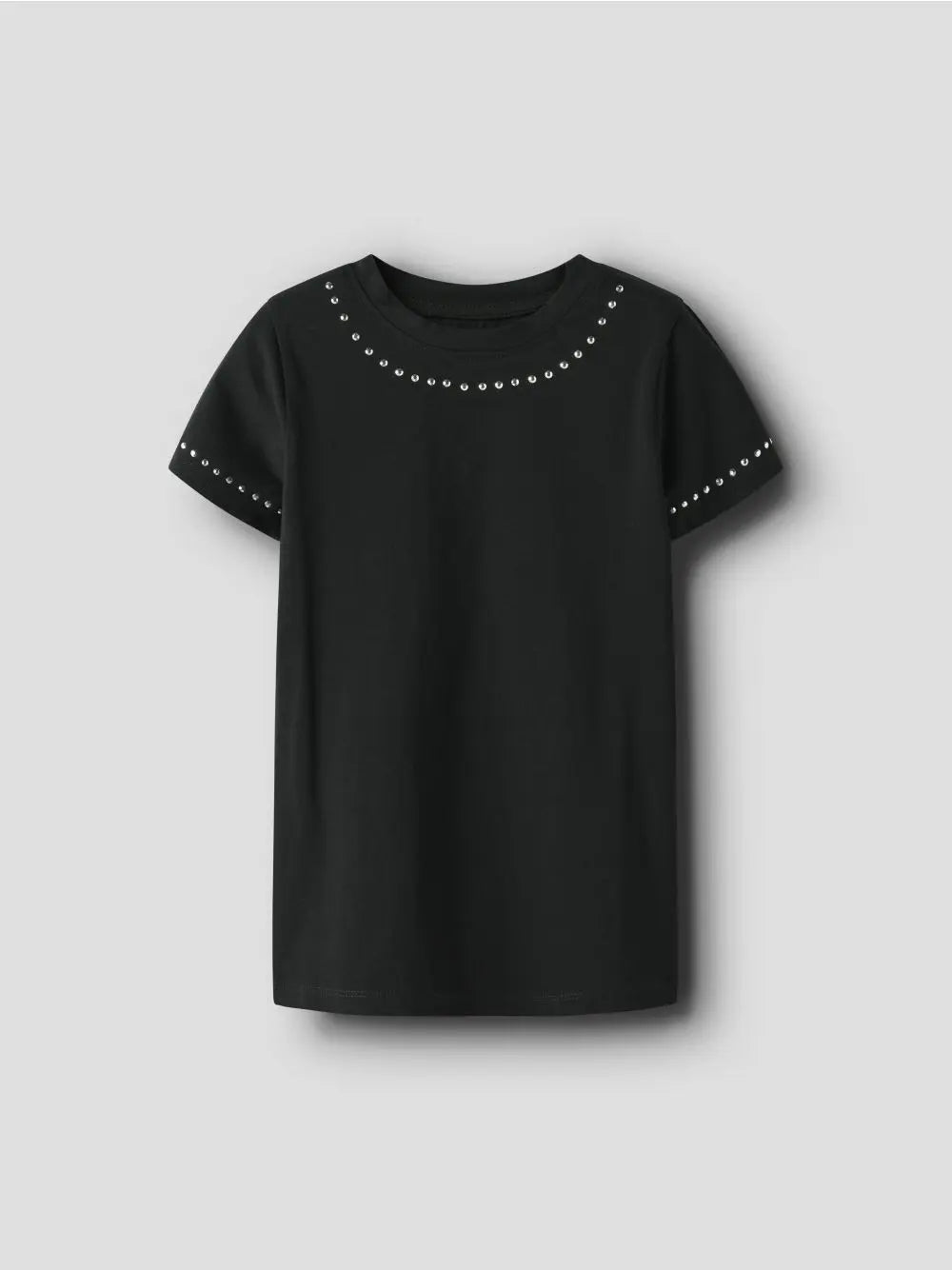 Top Name It TOLIA SS SLIM Bambina - Nero