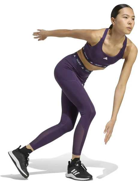 Top Sportivo Adidas TF BRA Donna - Viola