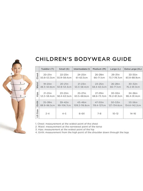 Top Sportivo Capezio Bambina