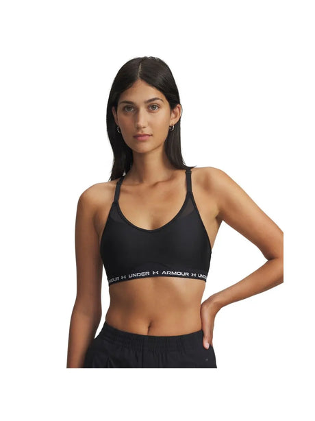 Top Sportivo Under Armour CROSSBACK LOW Donna - Nero