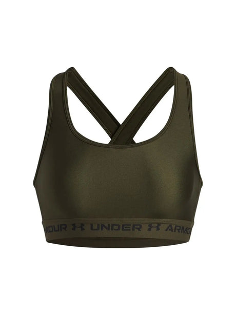 Top Sportivo Under Armour CROSSBACK MID Donna - Verde