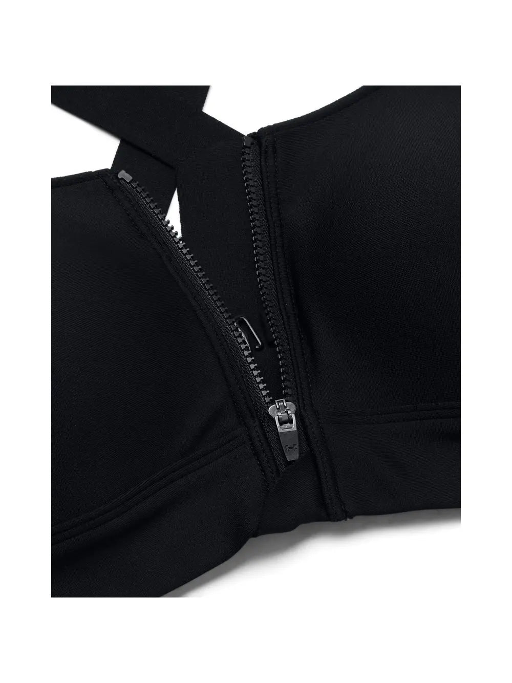 Top Sportivo Under Armour INFINITY HIGH ZIP 2.0 Donna - Nero