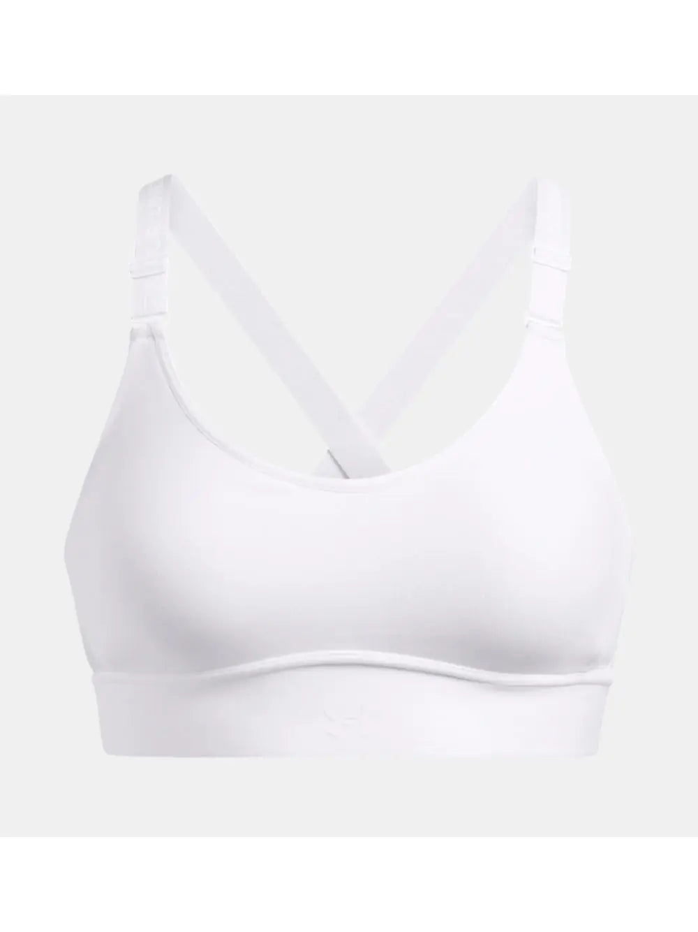 Top Sportivo Under Armour UA Infinity 2.0 Mid Donna - Bianco