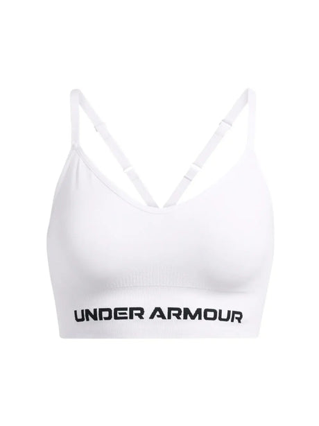 Top Sportivo Under Armour UA Vanish Seamless Low Donna - Bianco