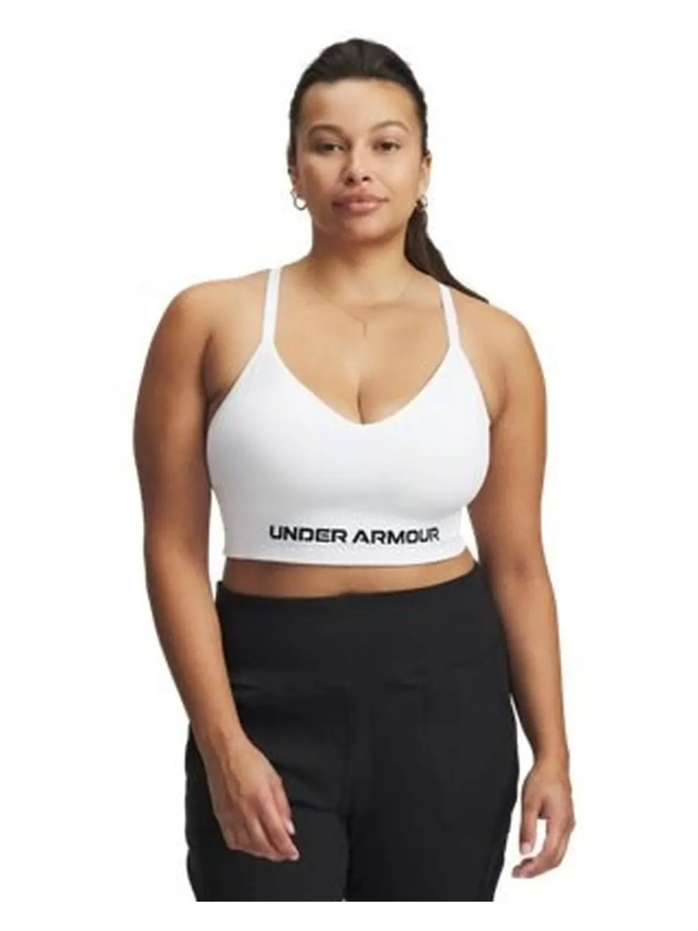 Top Sportivo Under Armour UA Vanish Seamless Low Donna - Bianco