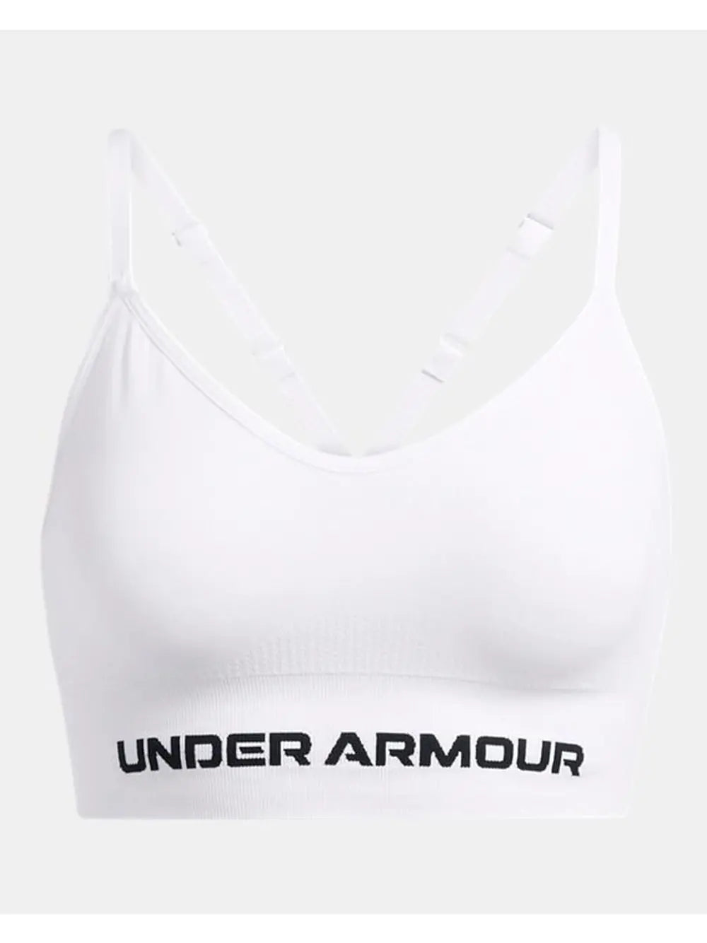 Top Sportivo Under Armour UA Vanish Seamless Low Donna - Bianco