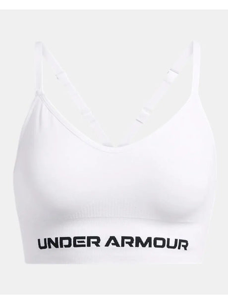 Top Sportivo Under Armour UA Vanish Seamless Low Donna - Bianco