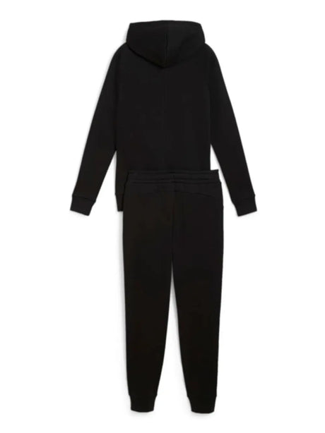 Tuta Sportiva Puma Donna Classic Hooded Tracksuit Fl Nero Puma  Angolo dello Sport