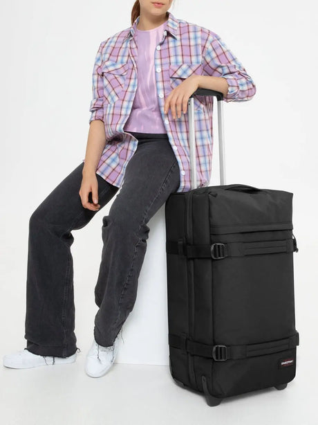 Valigia Eastpak Transit R M Unisex - Nero