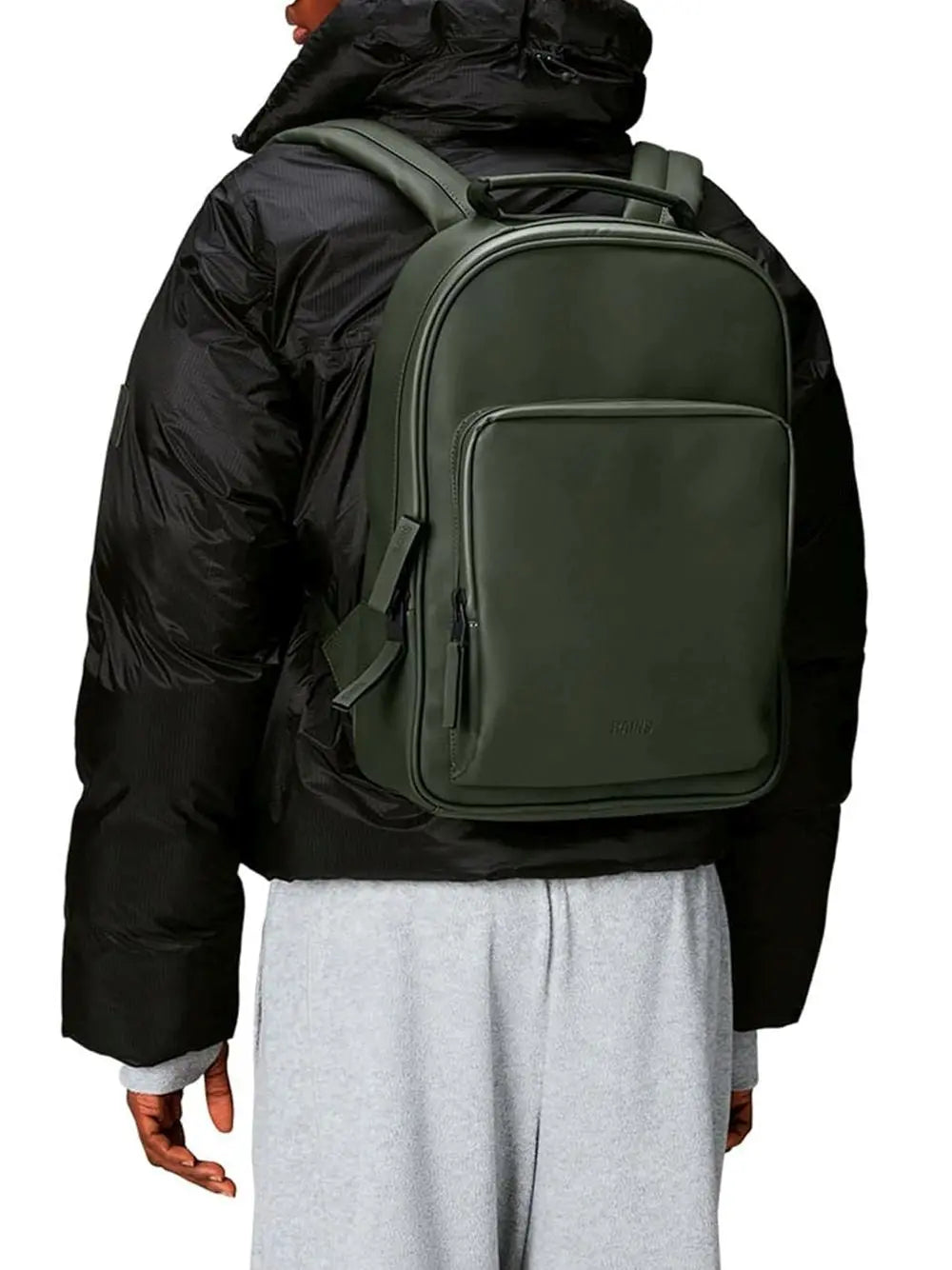 Zaino Rains BOOK DAYPACK Unisex - Verde