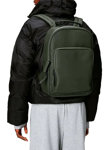 Zaino Rains BOOK DAYPACK Unisex - Verde