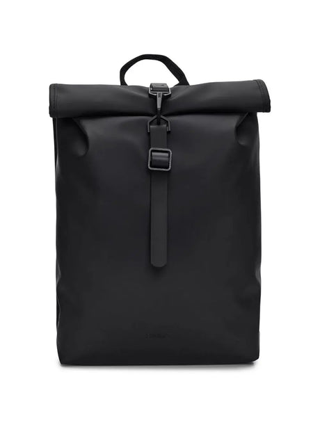 Zaino Rains Rolltop Rucksack Mini Unisex - Nero