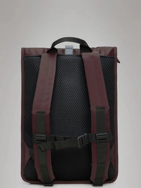 Zaino Rains Rolltop Rucksack Unisex - Bordeaux