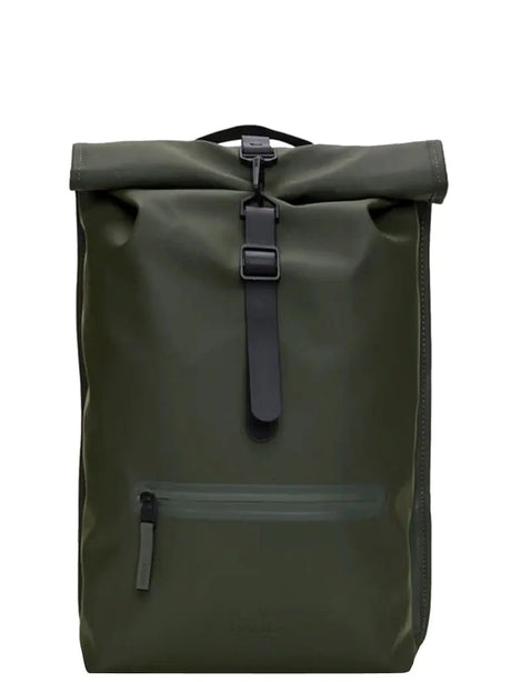 Zaino Rains Rolltop Rucksack Unisex - Verde
