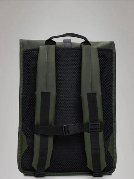 Zaino Rains Rolltop Rucksack Unisex - Verde