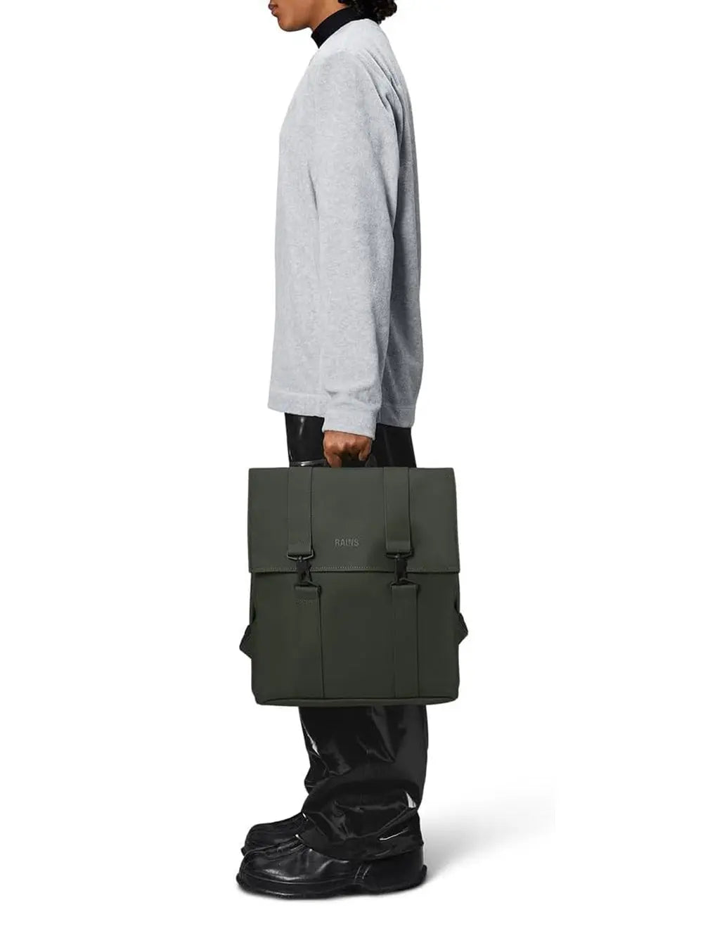 Zaino Rains Unisex Msn Verde Rains  Angolo dello Sport