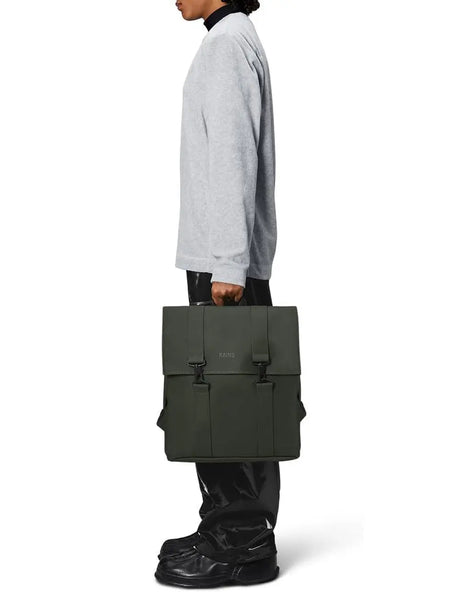 Zaino Rains Unisex Msn Verde Rains  Angolo dello Sport
