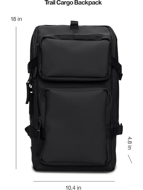 Zaino Rains Unisex - Nero