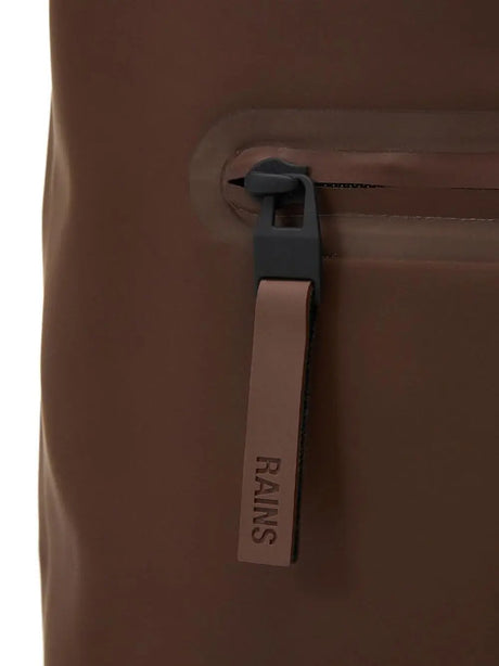 Zaino Rains Unisex Rolltop Rucksack Cioccolato Rains  Angolo dello Sport