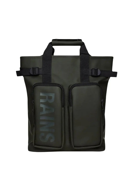 Zaino Rains Unisex Texel Tote Verde Rains  Angolo dello Sport
