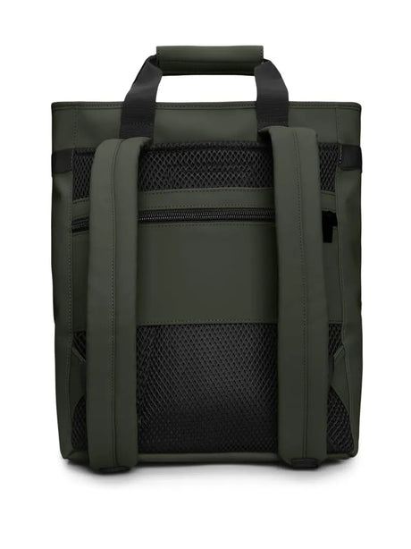 Zaino Rains Unisex Texel Tote Verde Rains  Angolo dello Sport