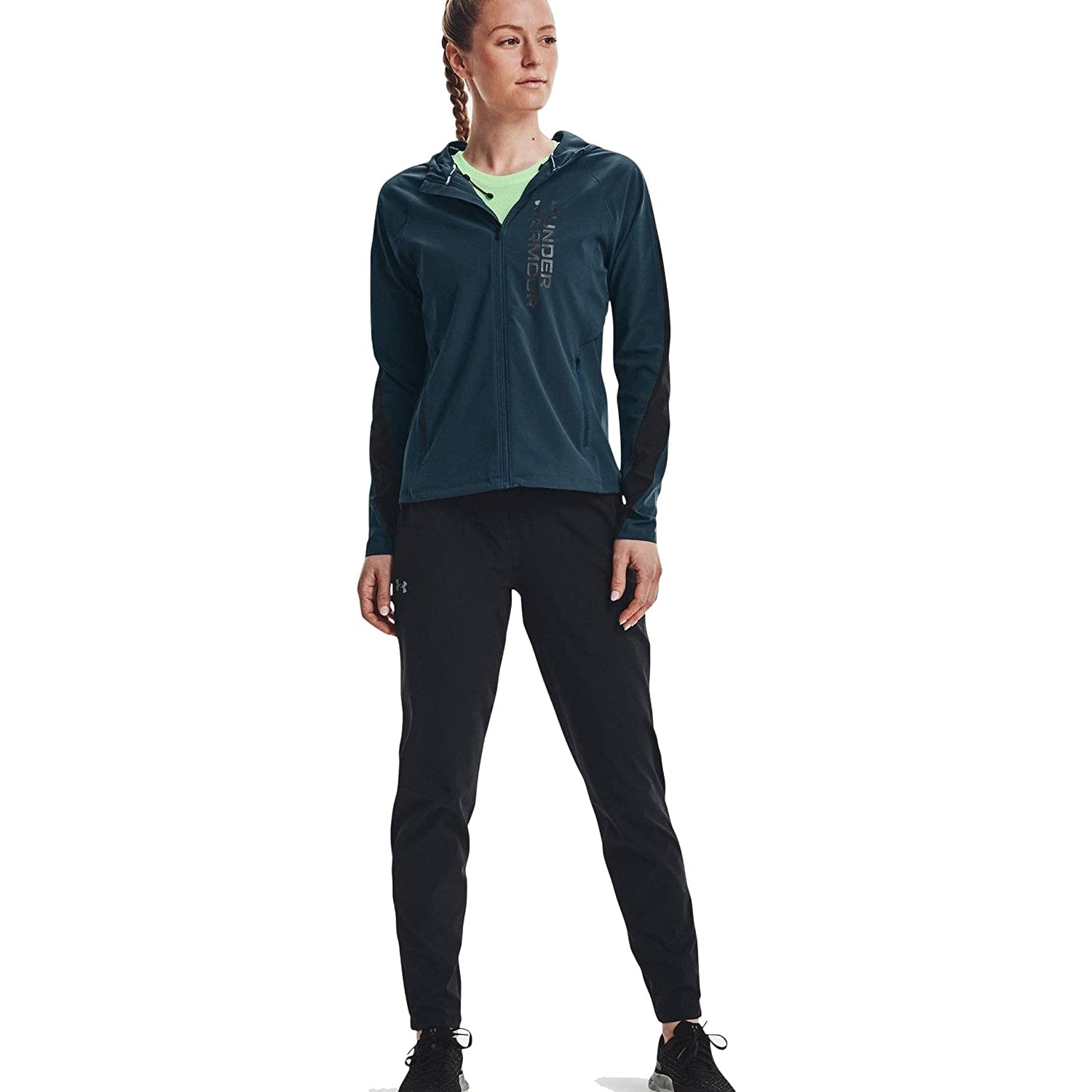 Pantalone Felpa UNDER ARMOUR Donna UA OUTRUN THE STORM PANT Nero