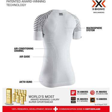 T-shirt X-BIONIC Donna INVENT LT Bianco