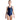 Costume Sportivo ARENA Bambina team swimsuit Blu