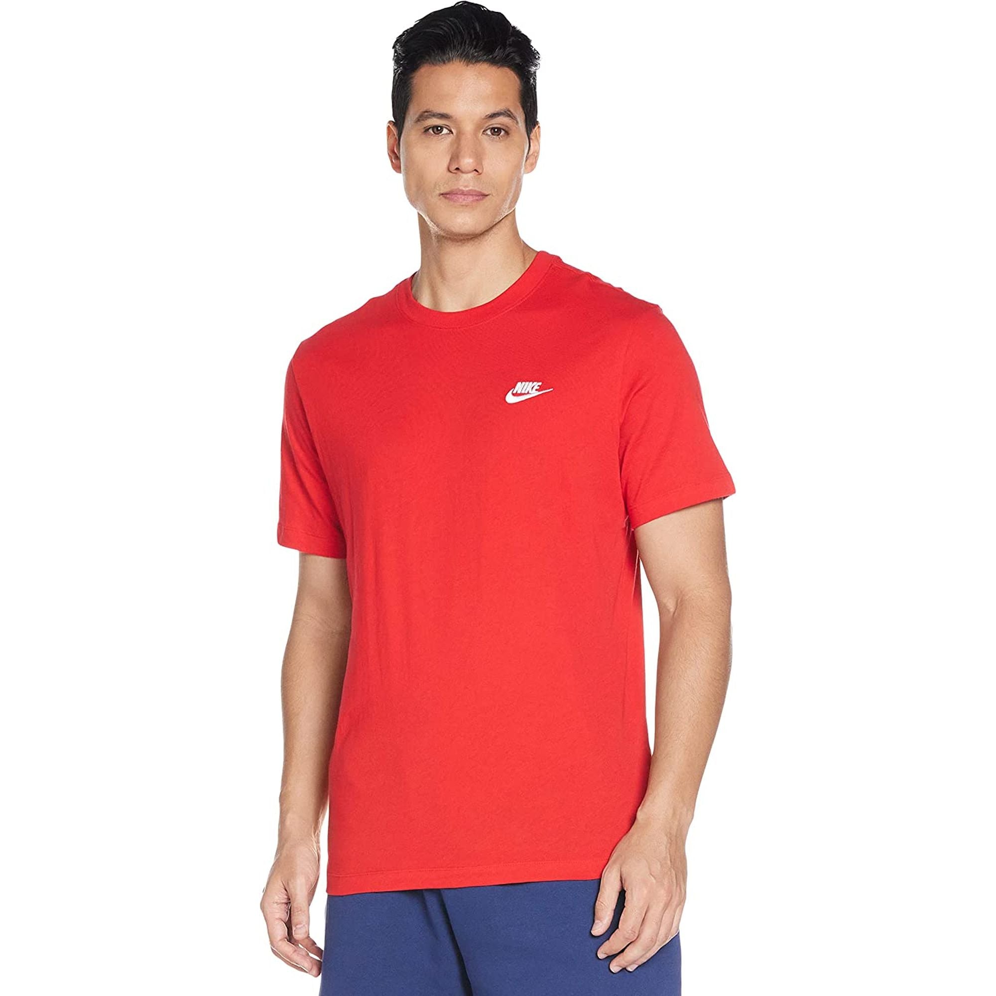 T-shirt NIKE Uomo club s Rosso