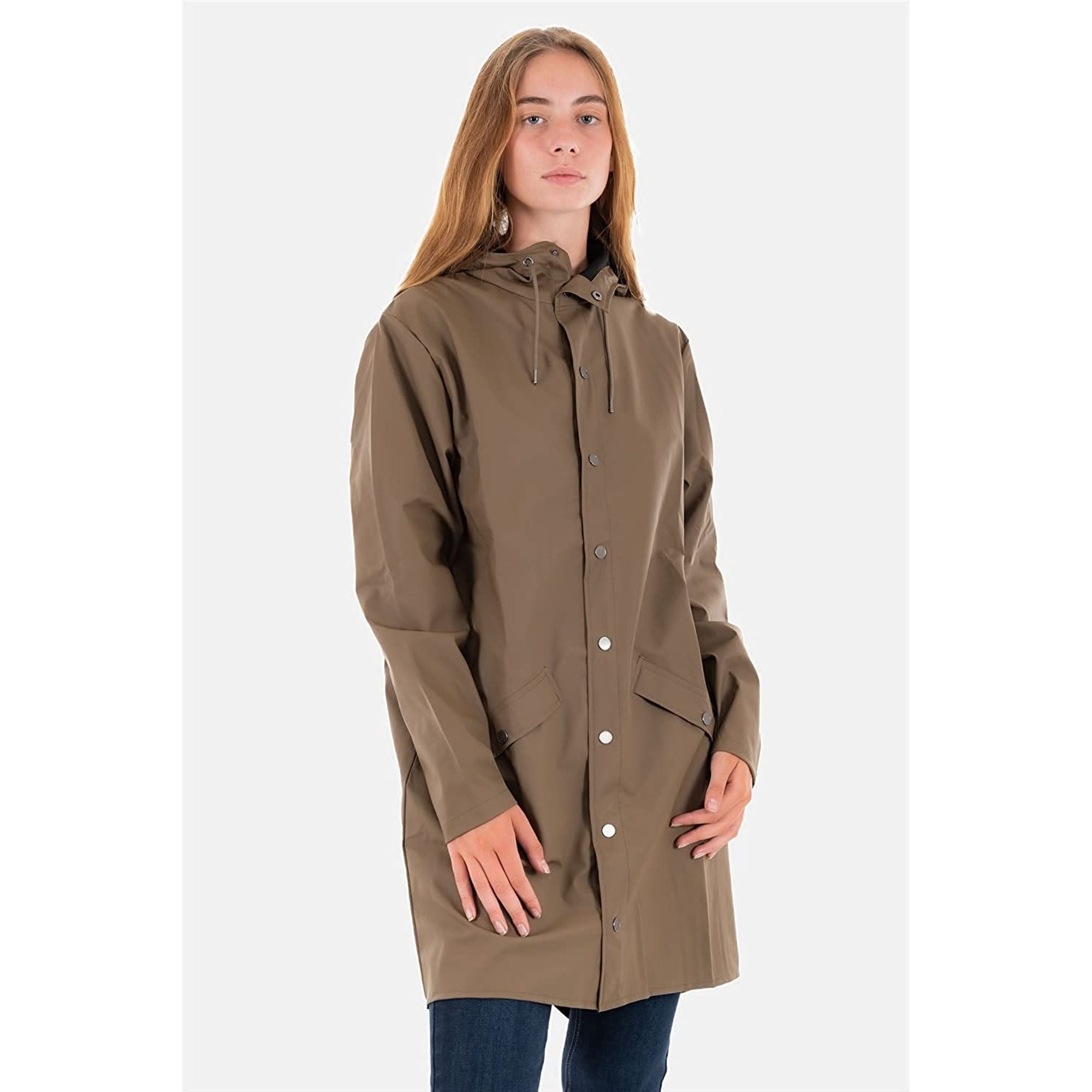 Impermeabile RAINS Unisex long jacket Marrone