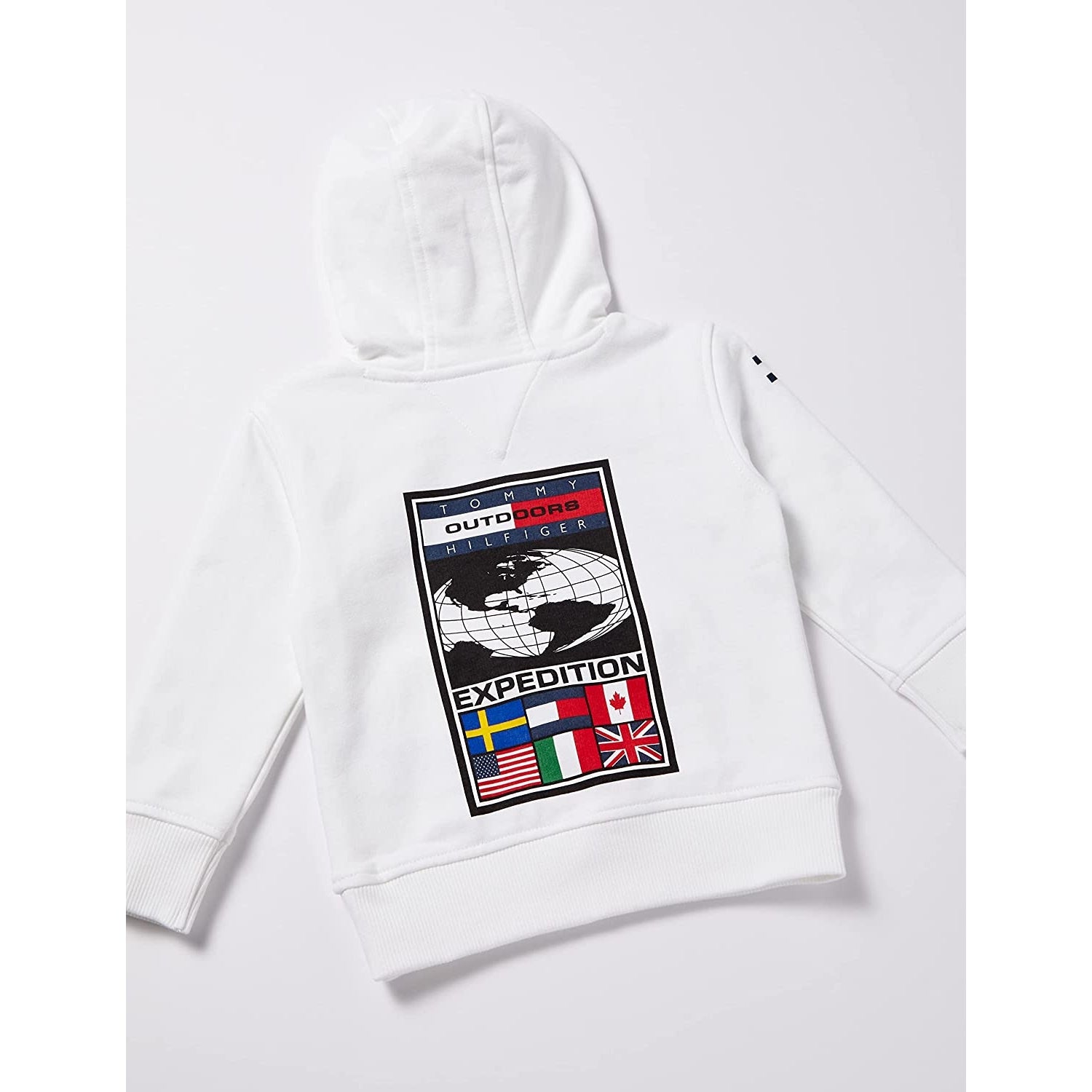 Felpa TOMMY HILFIGER JR Bambino expedition Bianco