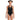 Costume Sportivo ARENA Bambina team swimsuit swim tech solid Bianco e Nero