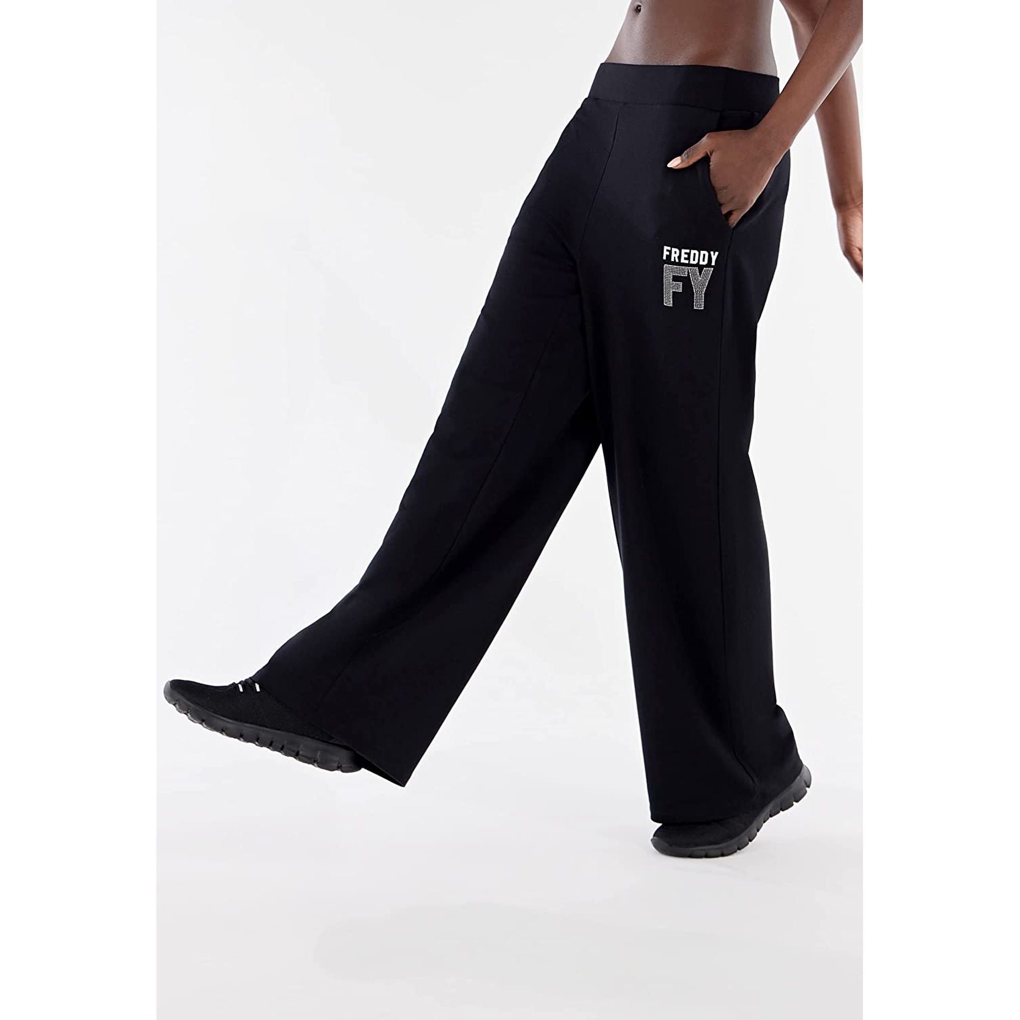 Pantalone Sportivo FREDDY Donna Nero