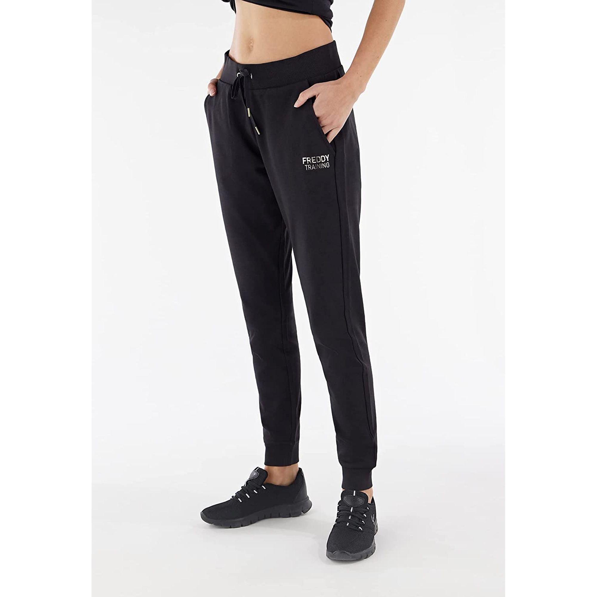 Pantalone Sportivo FREDDY Donna Nero