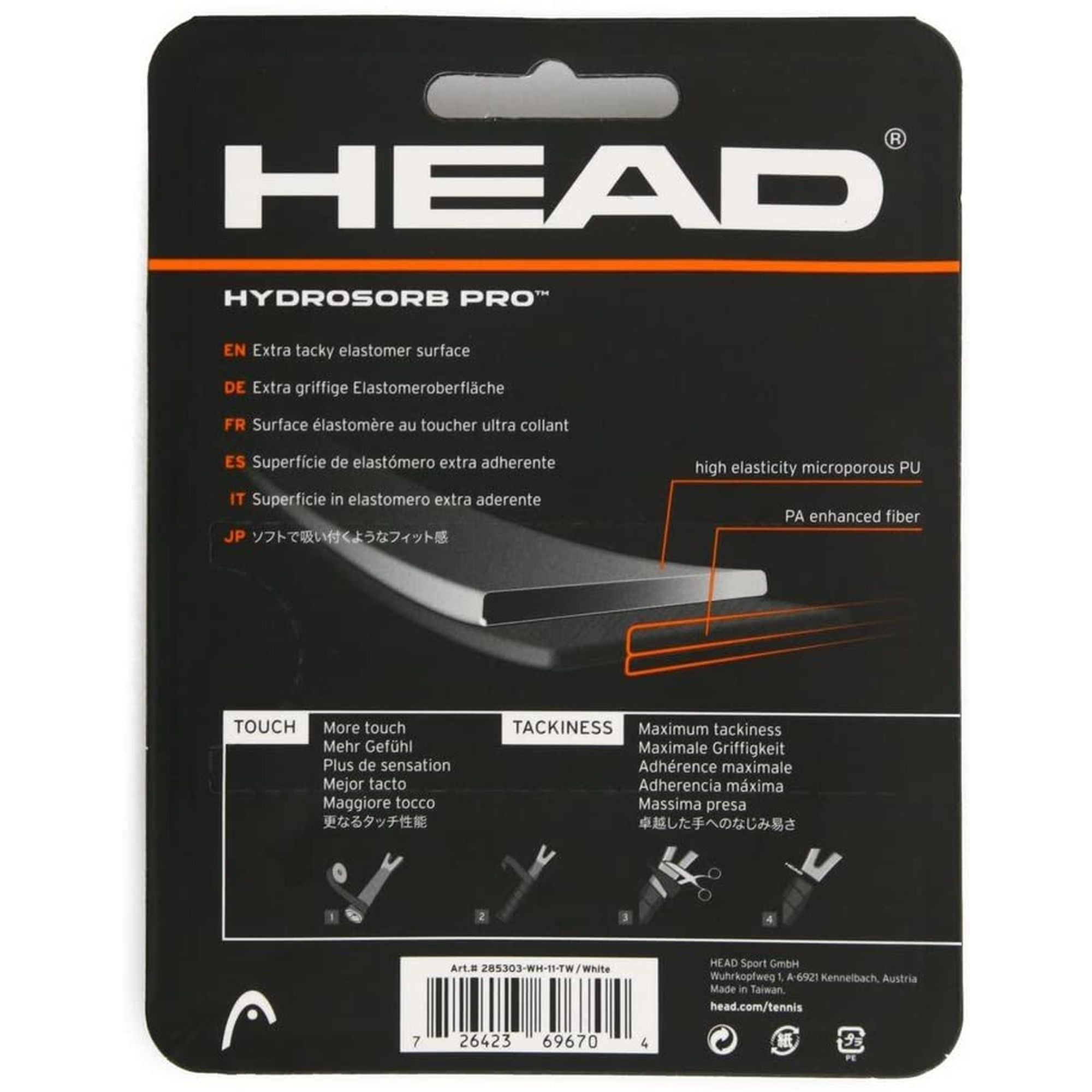 Accessori Sportivi HEAD Unisex hydrosorb pro Bianco