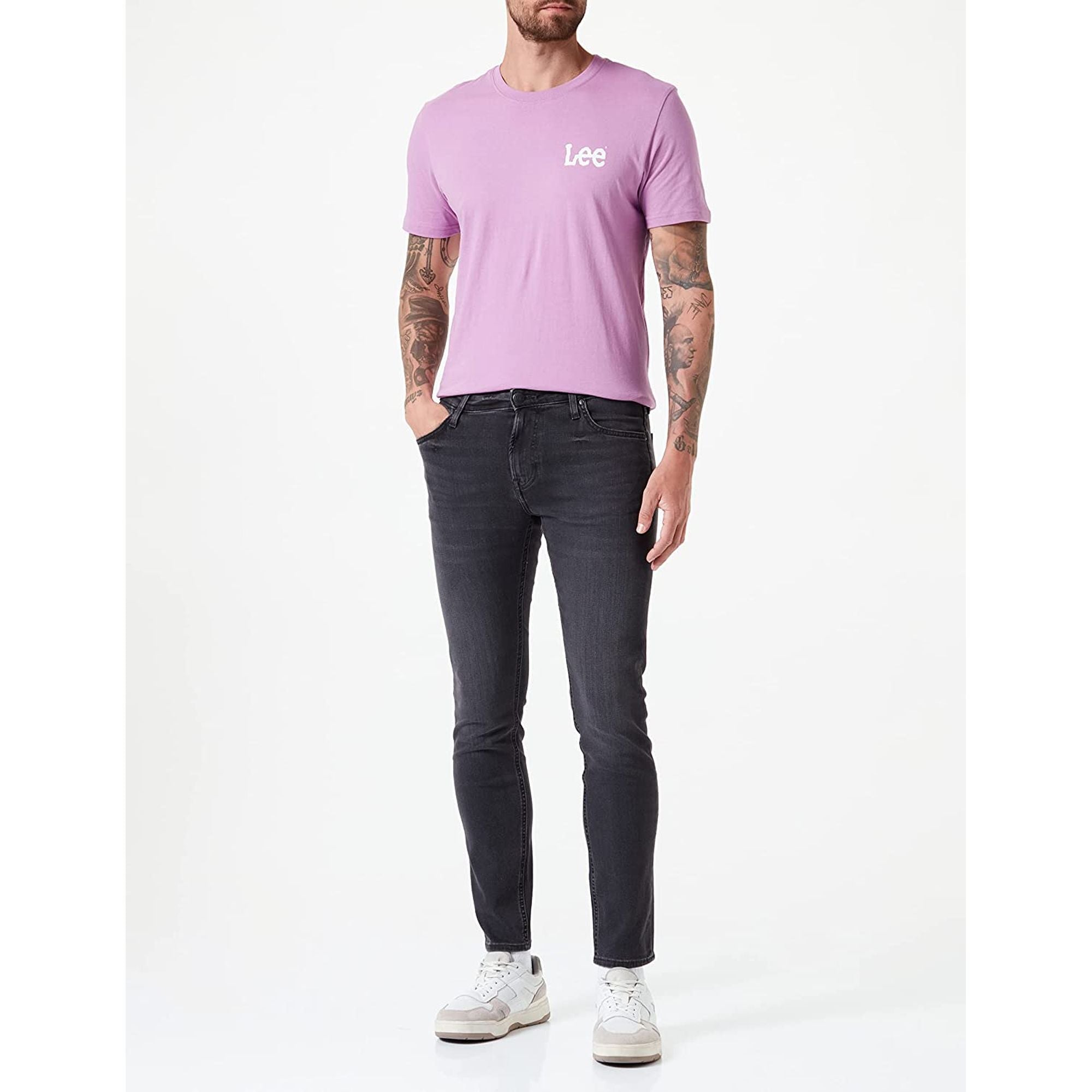 Jeans LEE Uomo MALONE DARK SIDE OF THE MOON Nero