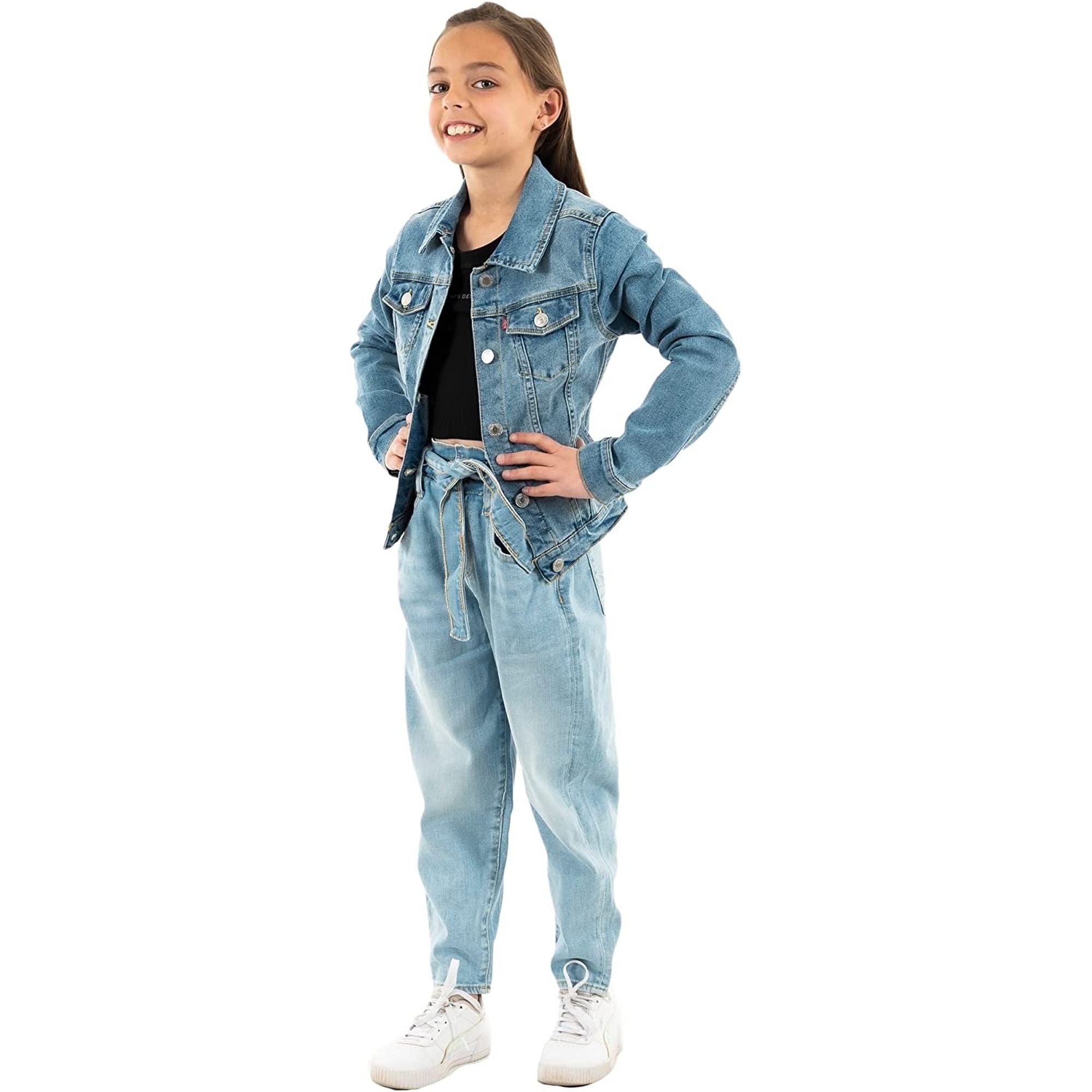 Giubbino LEVIS Bambina stretch trucker Blu