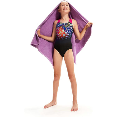 Costume Sportivo SPEEDO Bambina digital placement splashback Nero