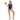 Costume Sportivo SPEEDO Donna logo deep uback Multicolore